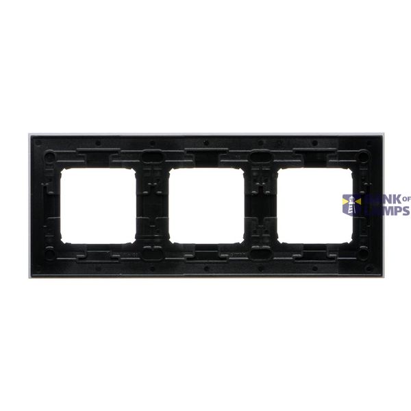 Socket outlet with earthing and shutters, (module), 16A, 250V, Screw, white image 1