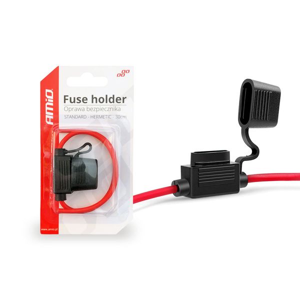 STANDARD fuse holder with 30cm cable image 1