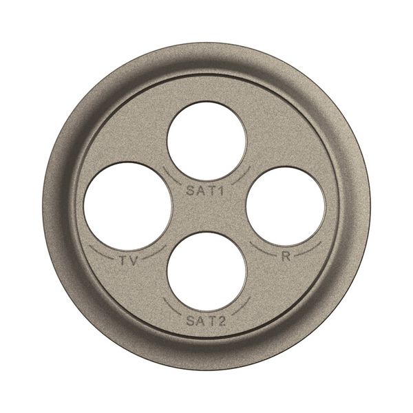 TV-R-SAT-SAT SOCKET ROCKER TITANIUM image 4