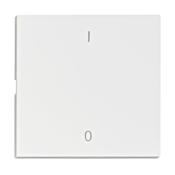 Rocker S 55 with symbols I/0, white image 1
