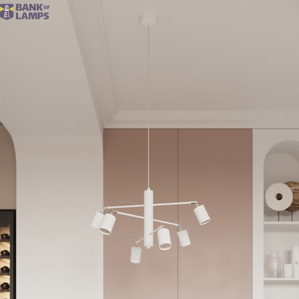 CEILING LAMP LEMMI 4L WHITE GU10 4X10W IP20 image 5