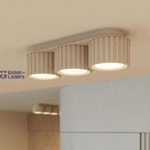 Ceiling lamp AURA 3 beige Gx53 image 4