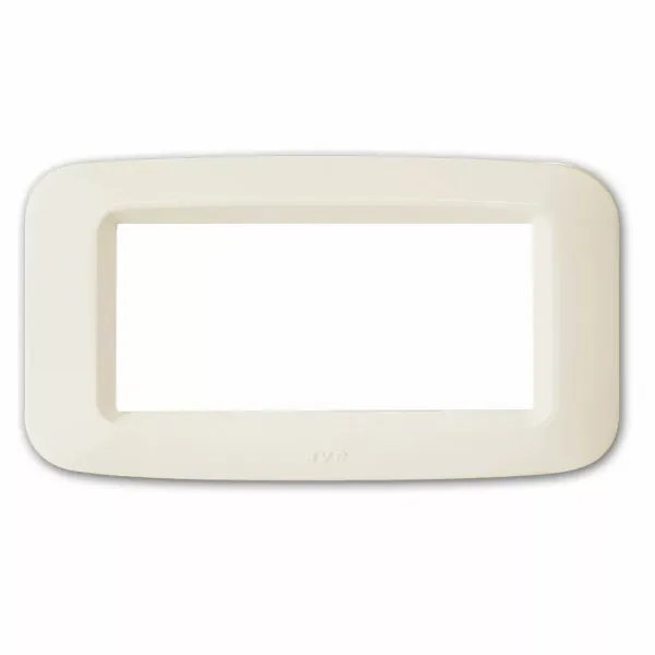 YES MOULDED FR.PLATE 4M.BLANC WHITE image 1