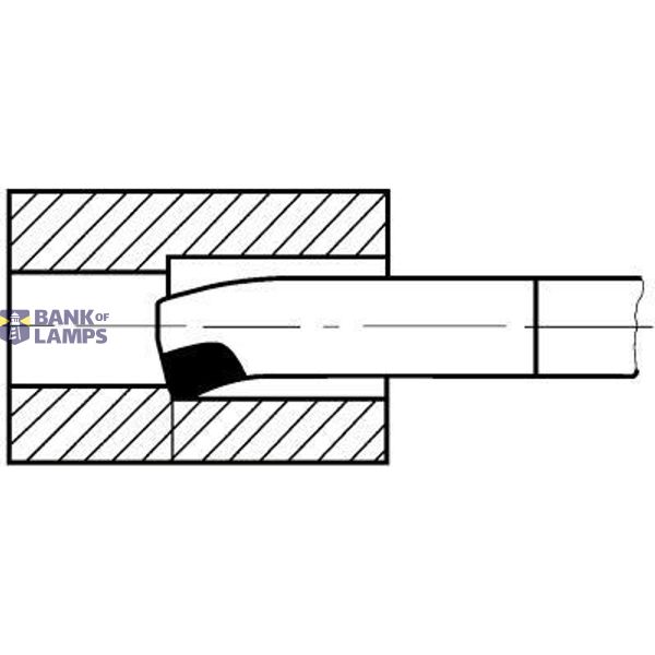 Turning cutter 10x10x150mm P25/30, right FORMAT image 1