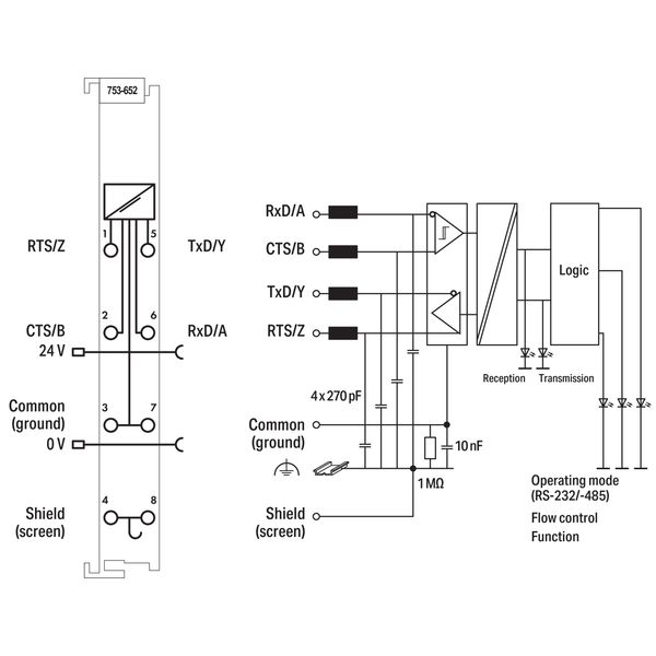 RS-232/485 Serial Interface light gray image 5