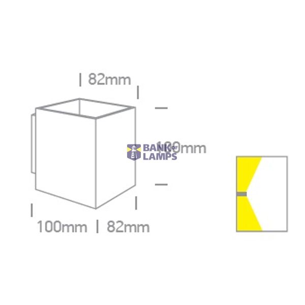 BLACK G9 10W WALL LIGHT image 2