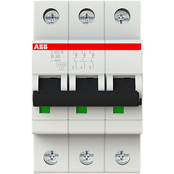 S203M-B50 Miniature Circuit Breaker - 3P - B - 50 A image 1
