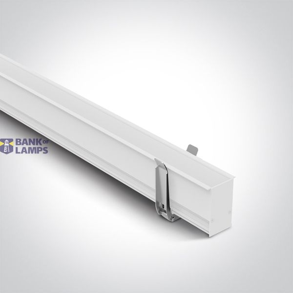 42002R/W WHITE MAGNETIC RECESSED PROFILE 2m 48V MAXI image 1