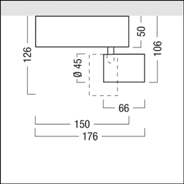 SUP2 M LED550-930 FL DIM 3CV WH - LED accent spot image 2