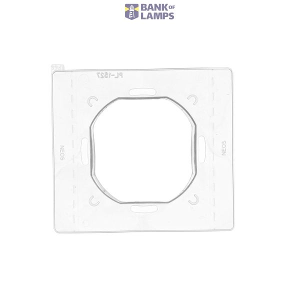 Light LED indicator green light, (module), matt aluminum image 1