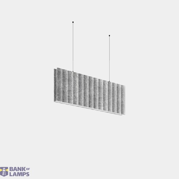 Lineal lighting system Infinite Pro Acoustic 1136mm Suspended image 1
