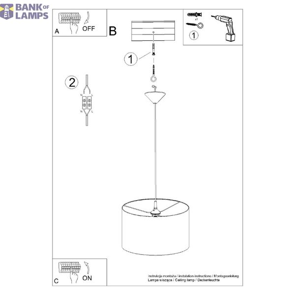 Pendant lamp NOVA  40 black image 4