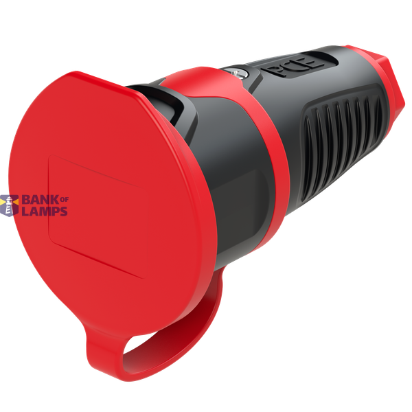 Portable single-phase rubber socket 10/16A 2 P+Z image 3