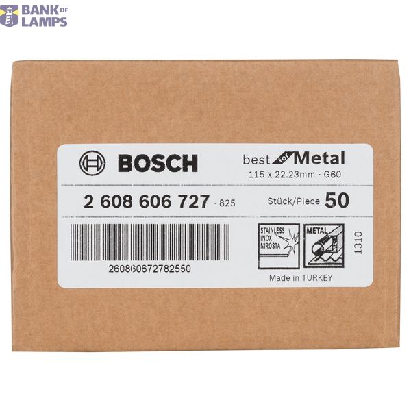 Fibre sanding disc R574, Best for Metal D= 115 mm; G= 60 image 2