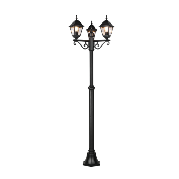 Livenza pole lamp 3-pc 200 cm E27 matt black image 1