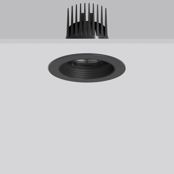 HELEDON maxi, 25 W, 2850 lm, 930, black, on/off Recessed downlights, D image 2