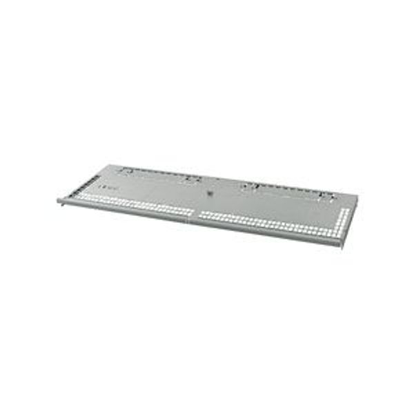 XP2N4W-R-MCB10 Partition, 2xNZM4 component mounting area/cable connection area, withdrawable unit with remote operator, main busbar back, W=1000mm image 4