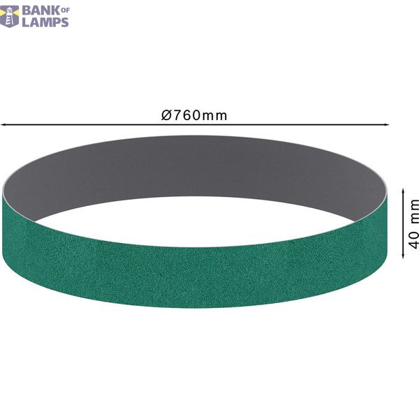 Y580 sanding belt 40 x 760 mm, 80 image 2