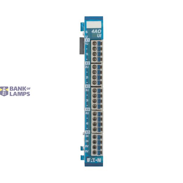 Analog I/O module, 4 analog outputs, -10/0-10V,0/4-20mA, 16Bit resolut image 5