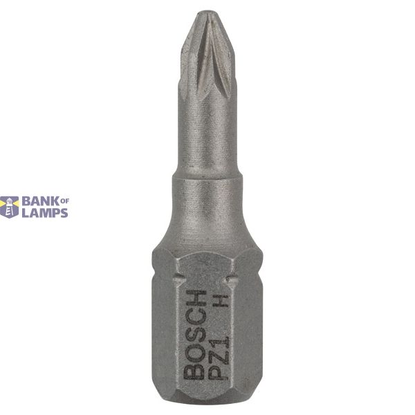 Screwdriver bit Extra Hard PZ 1, 25 mm 25 pcs. image 1