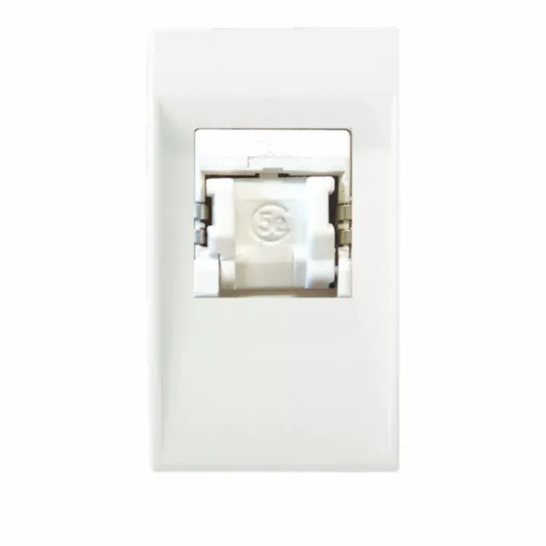 QUANTE SCQ RJ45 CAT6 8 pin connector for T568A or T568B  wiring screwless terminals image 1