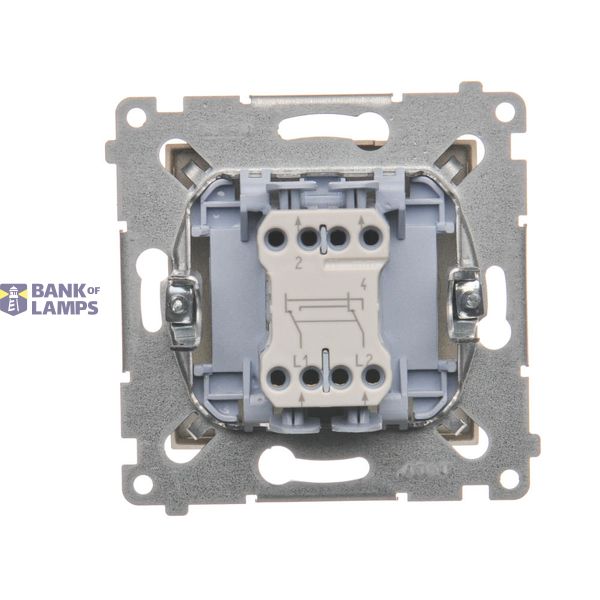 Quadruple frame for plasterboard boxes, Silver matt, metalic image 1