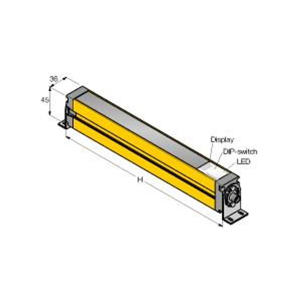 Safety Light Curtain Emitter   SLSE30-1350P8 image 2