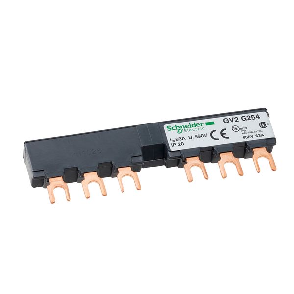 Linergy FT - Comb busbar - 63 A - 2 tap-offs - 54 mm pitch image 1