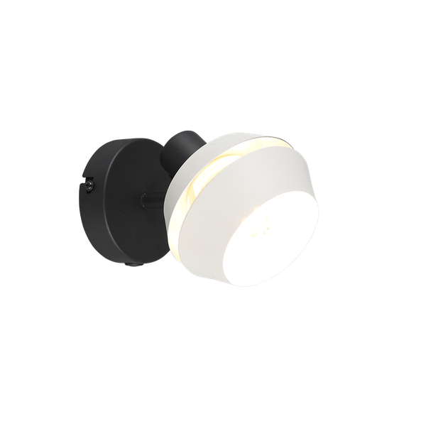 Isla spot 1-pc E14 warm grey/matt black image 1