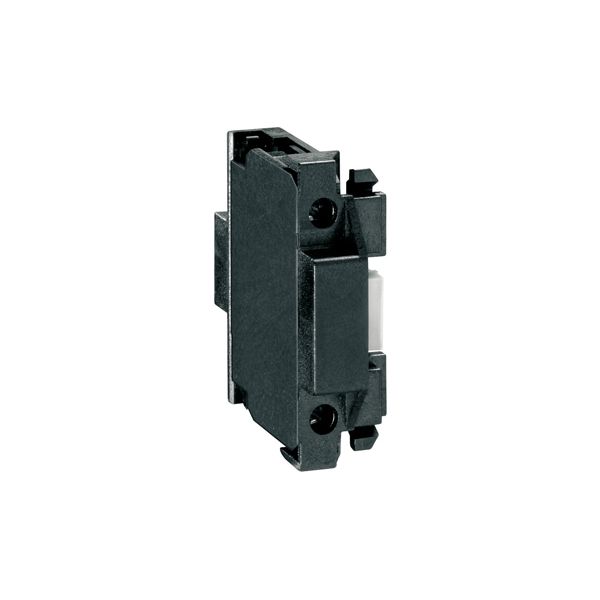 Auxiliary contact for side mounting. Screw terminals, for BF… series contactors, 1LB (late break) image 1