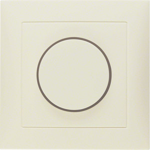 Cover plate for rot. dimmer/rot. potentiometer, setting knob, S.1, whi image 3
