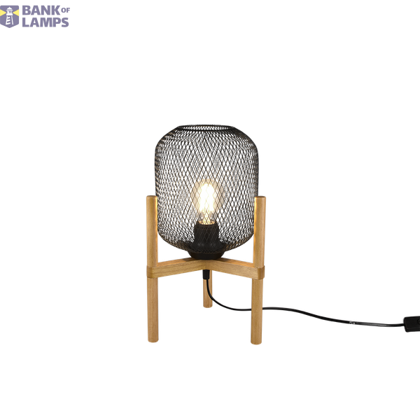 Calimero table lamp E27 matt black image 1