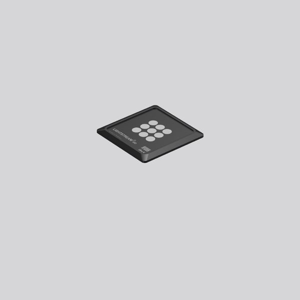 Cover plate, diffuser L 175 B 170 H 13 colour: anthracite image 2