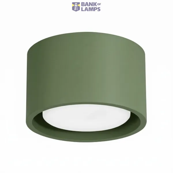 Ceiling lamp MODO 1 olive green Gx53 image 1