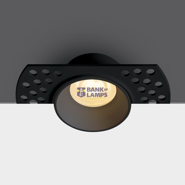 BLACK 5W MR11 GU10 TRIMLESS DARK LIGHT image 1