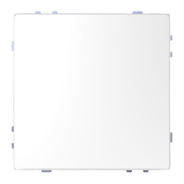 Push-button Pro T, Merten System Design, lotus white, glossy, Temperature sensor, Touchless mode image 1