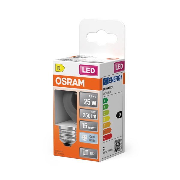 LEDSCLP25 1,8W/840 230V FIL E27 FS1OSRAM image 2