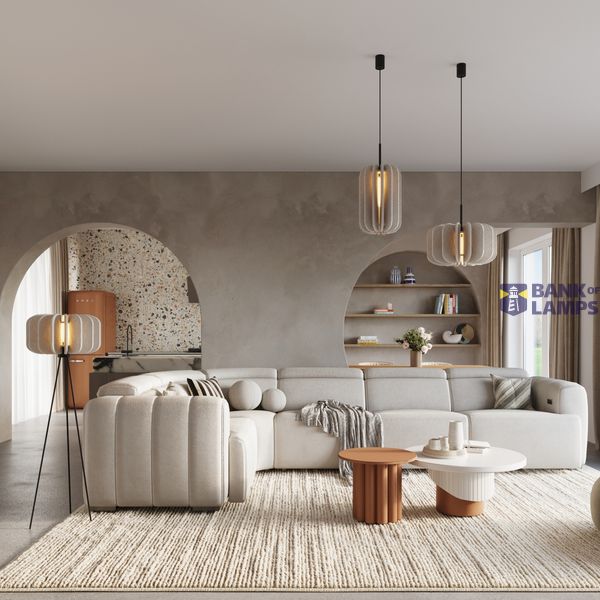 Floor lamp MULA 45 beige image 6