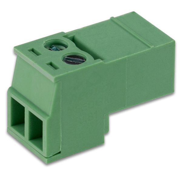 2-pole screw socket. 250V/8A, 28-16 AWG/0.5-1.5mm2 image 1