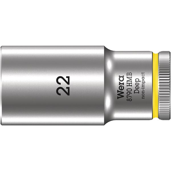 8790 HMB Deep Hand- en Machinedop met 3/8&quot;-aandrijving, 22x64 mm image 1