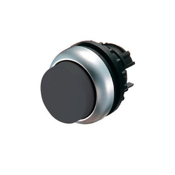 M22-DRH-S Pushbutton, RMQ-Titan, Extended, maintained, black, Blank, Bezel: titanium image 6