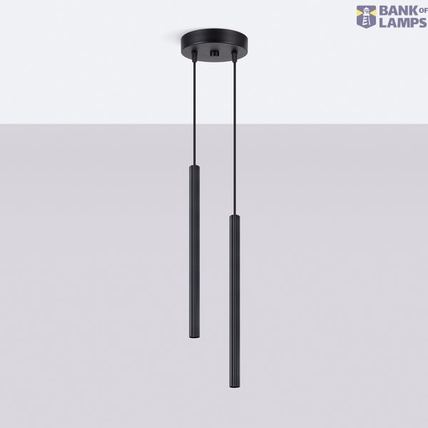 Pendant lamp ARCHE 2P black image 3