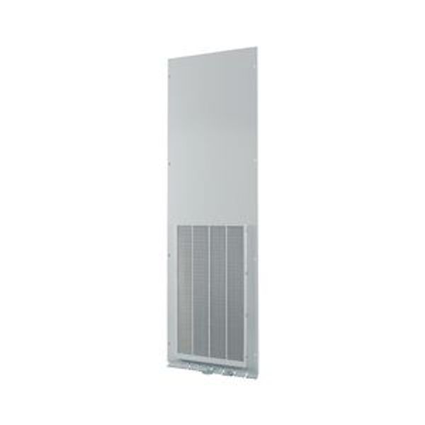 XTSZFFPV42-W600 Front plate (section high), ventilated, W=600mm, IP42, grey image 2
