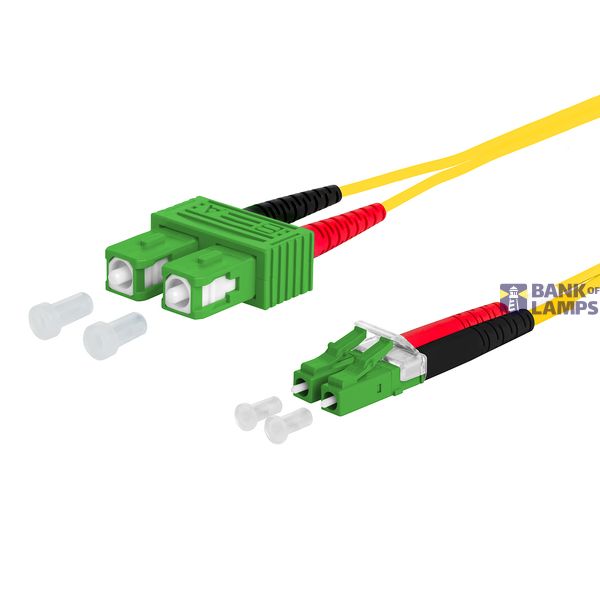 OpDAT patch cord SC-D APC/LC-D APC OS2, 10.0 m image 1