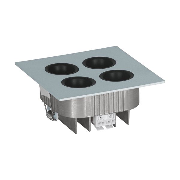 LED-EINBAUL/4 BLACK 4000K 'MIZATA' image 1