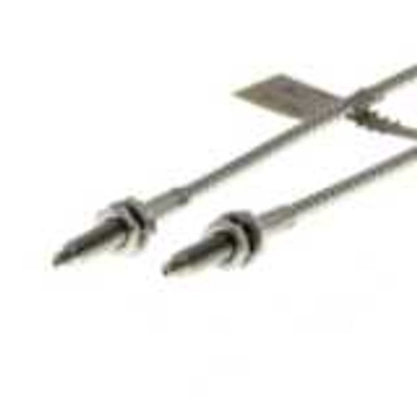 Fiber optic sensor head, through-beam, M4 cylindrical axial, R25 heat E32 1300C image 2