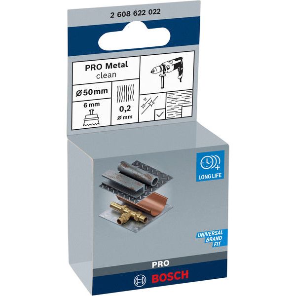 Cup Brush Crimped 50x0.2 Steel image 2