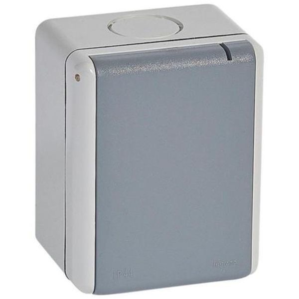 Plexo™ - Socket outlet IP44 - 32 A - 3P+E - 230 V~ - surface mounting - Grey image 1
