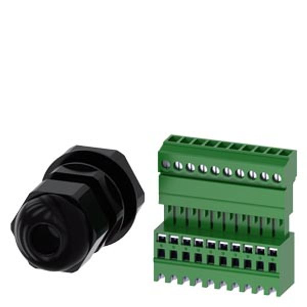 Metric M20 cable gland for IO-Link, for enclosure with 4-6 command points image 1