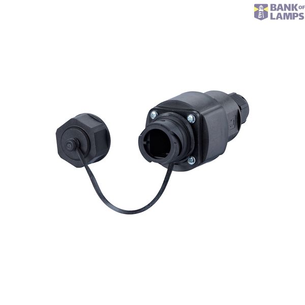 E-DAT Industry IP67 V1 cable coupler + RJ45 field jack insert Cat.6 Cl image 1